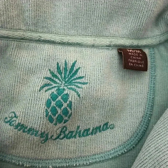 Tommy Bahama Women's Blue Quarter Zip Jacket Size M - Picture 3 of 5